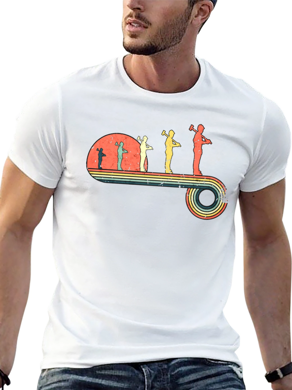 Retro Construction Evolution T-Shirt