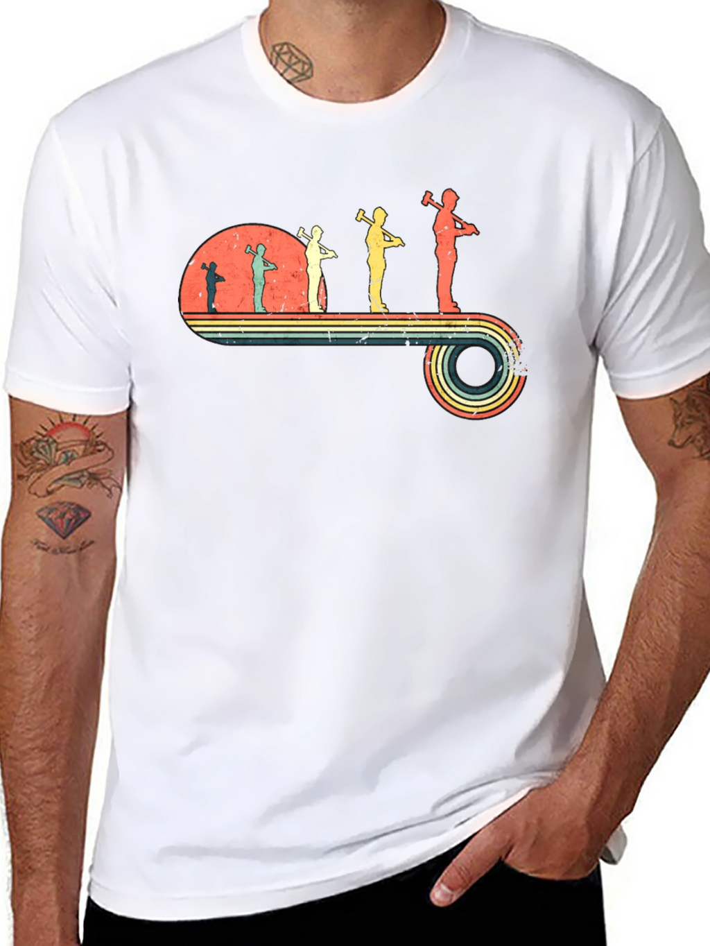 Retro Construction Evolution T-Shirt