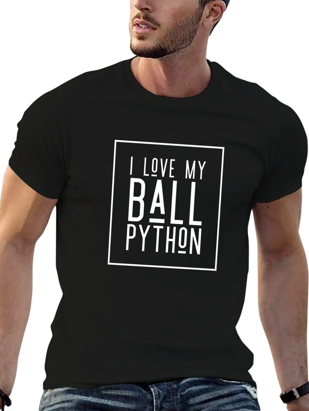 I Love My Ball Python Graphic T-Shirt