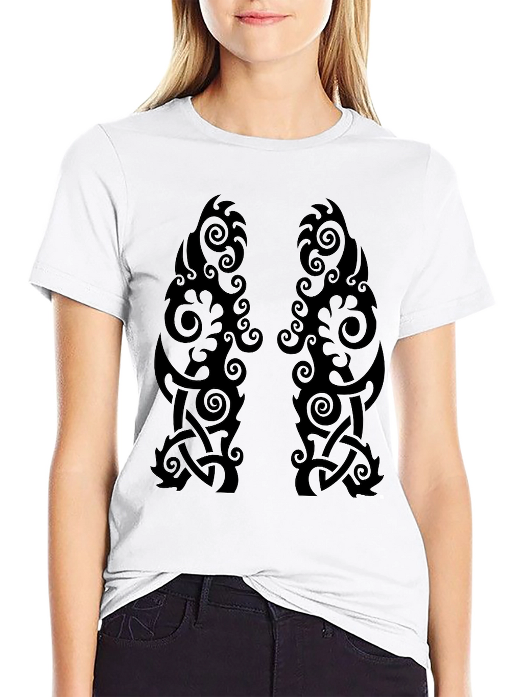 Black Celtic Knot Graphic T-Shirt