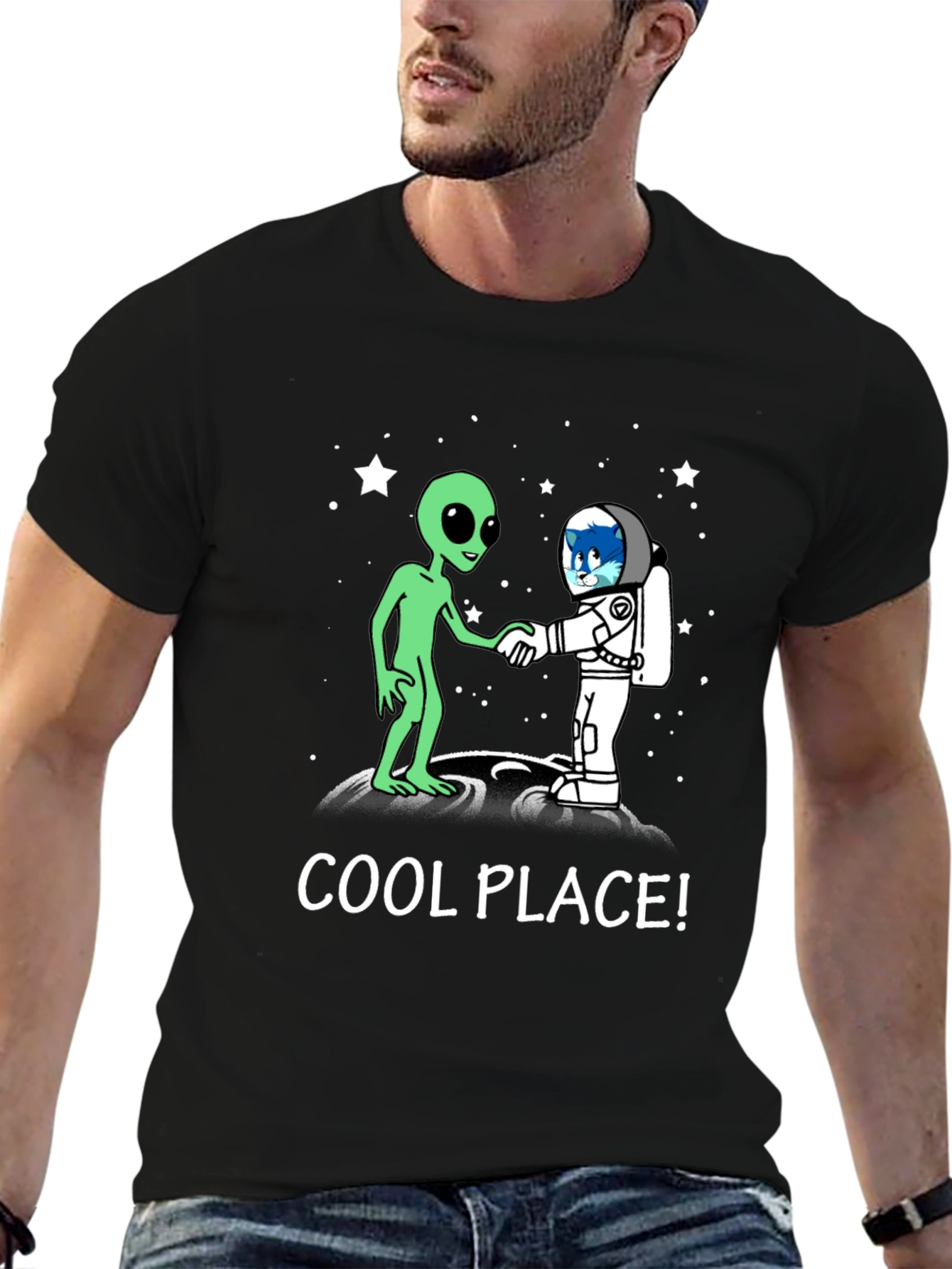 Cool Place Alien Astronaut T-Shirt