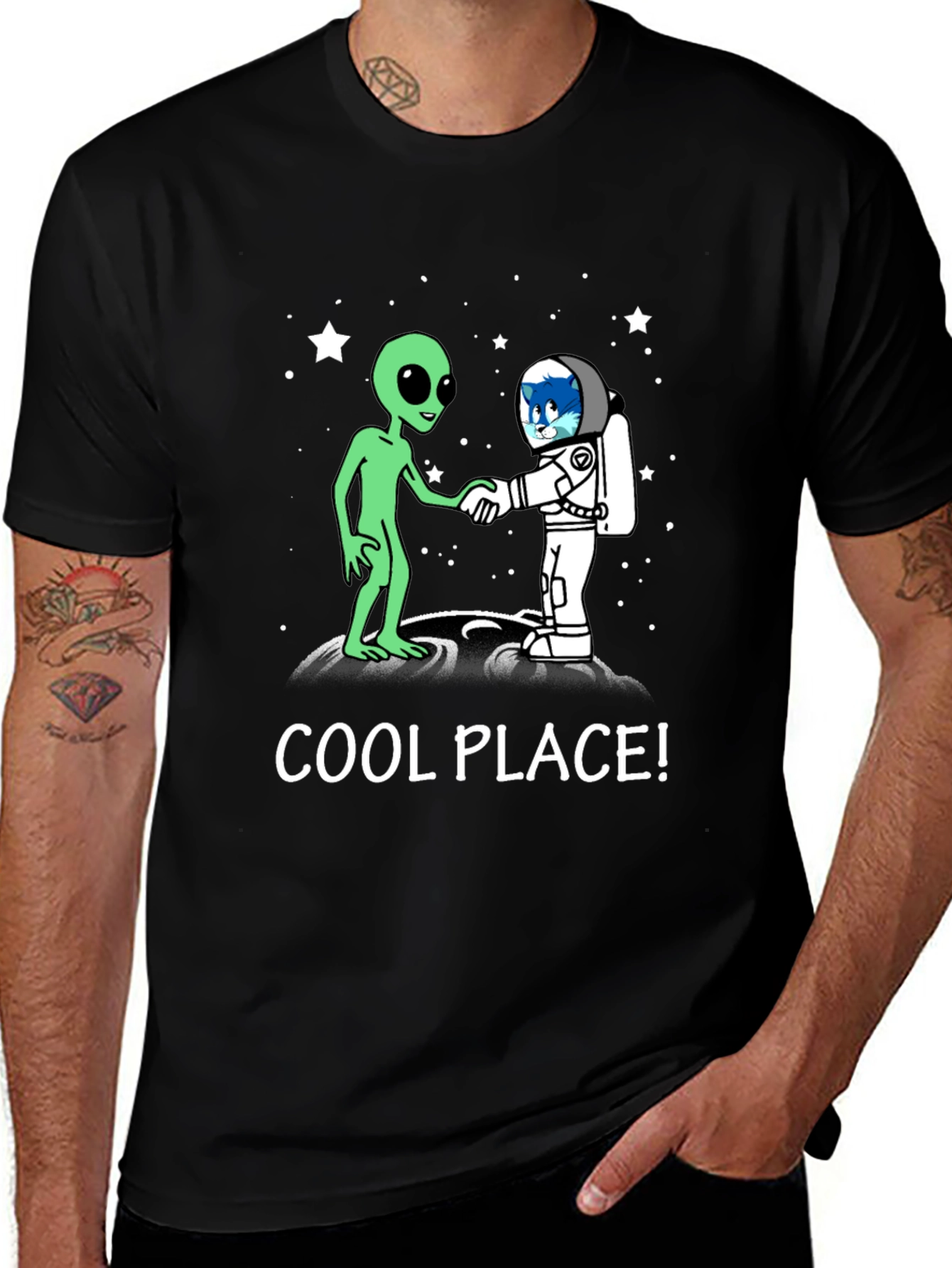 Cool Place Alien Astronaut T-Shirt