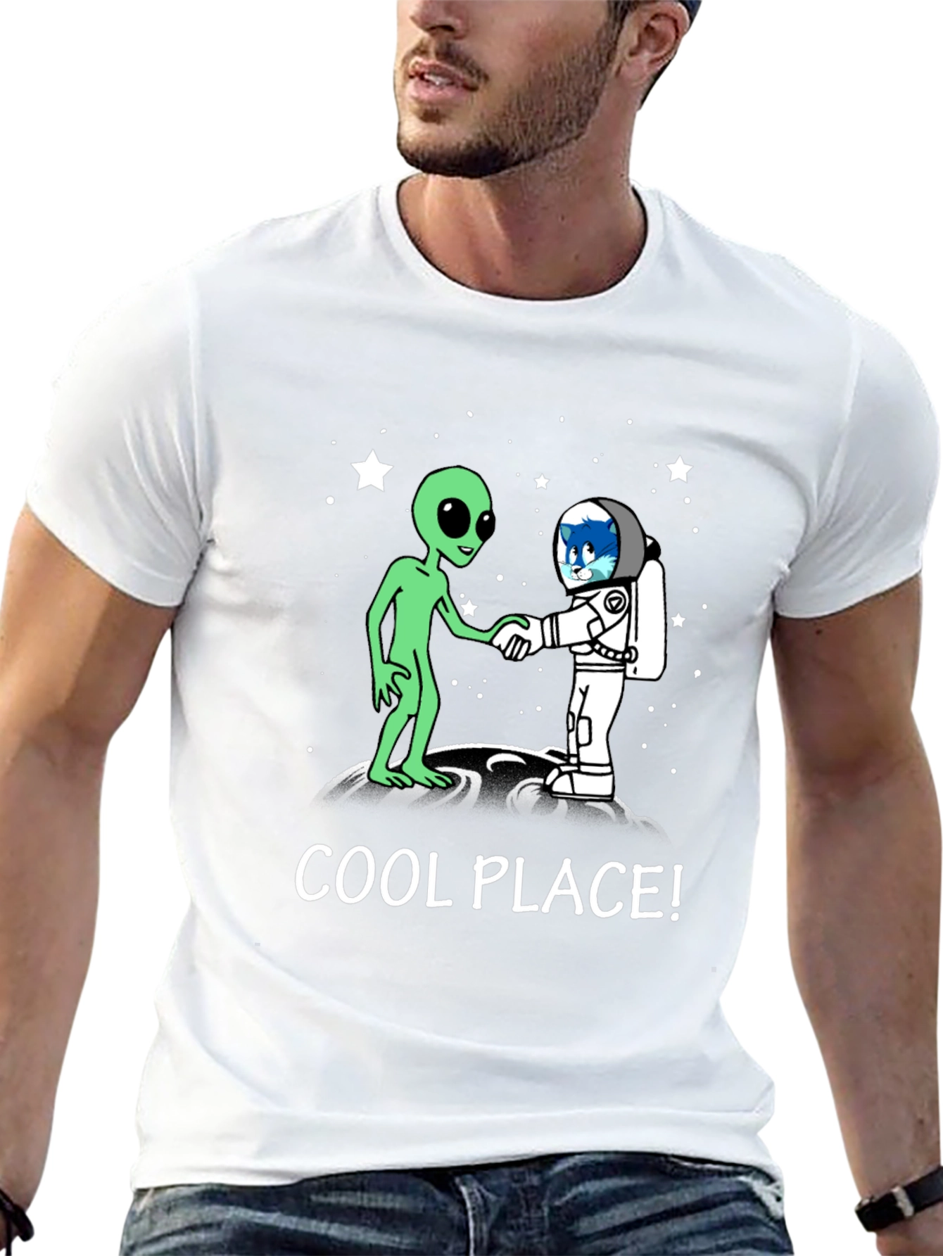 Cool Place Alien Astronaut T-Shirt