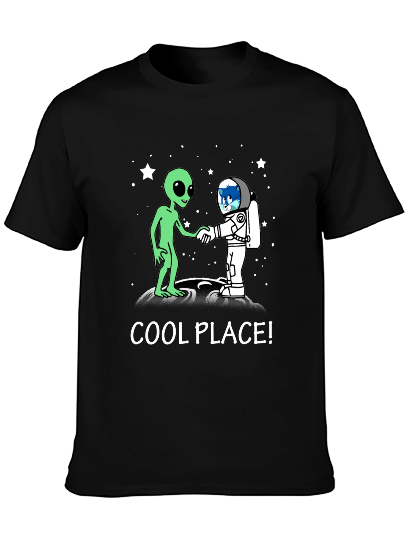 Cool Place Alien Astronaut T-Shirt