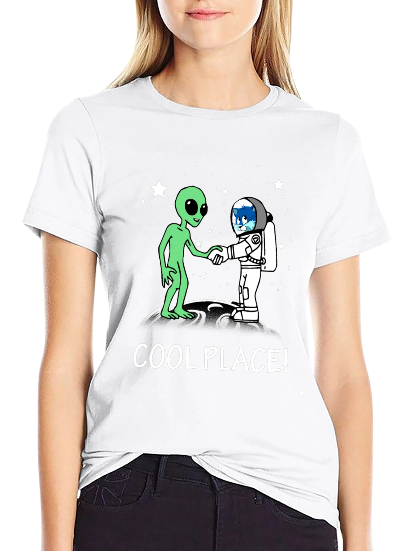 Cool Place Alien Astronaut T-Shirt