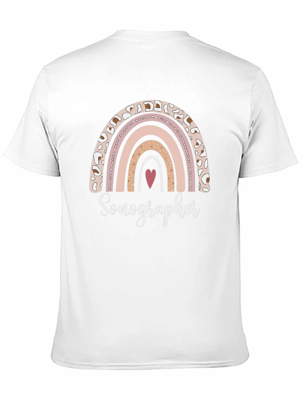 Sonographer Rainbow Graphic Tee