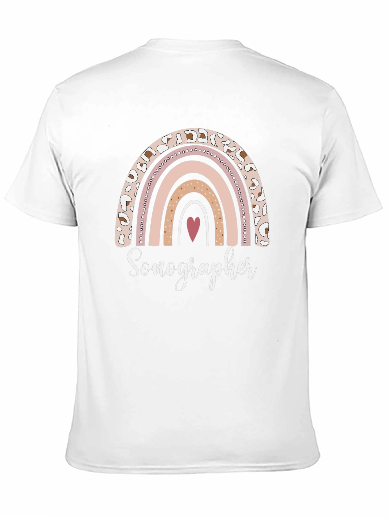 Sonographer Rainbow Graphic Tee