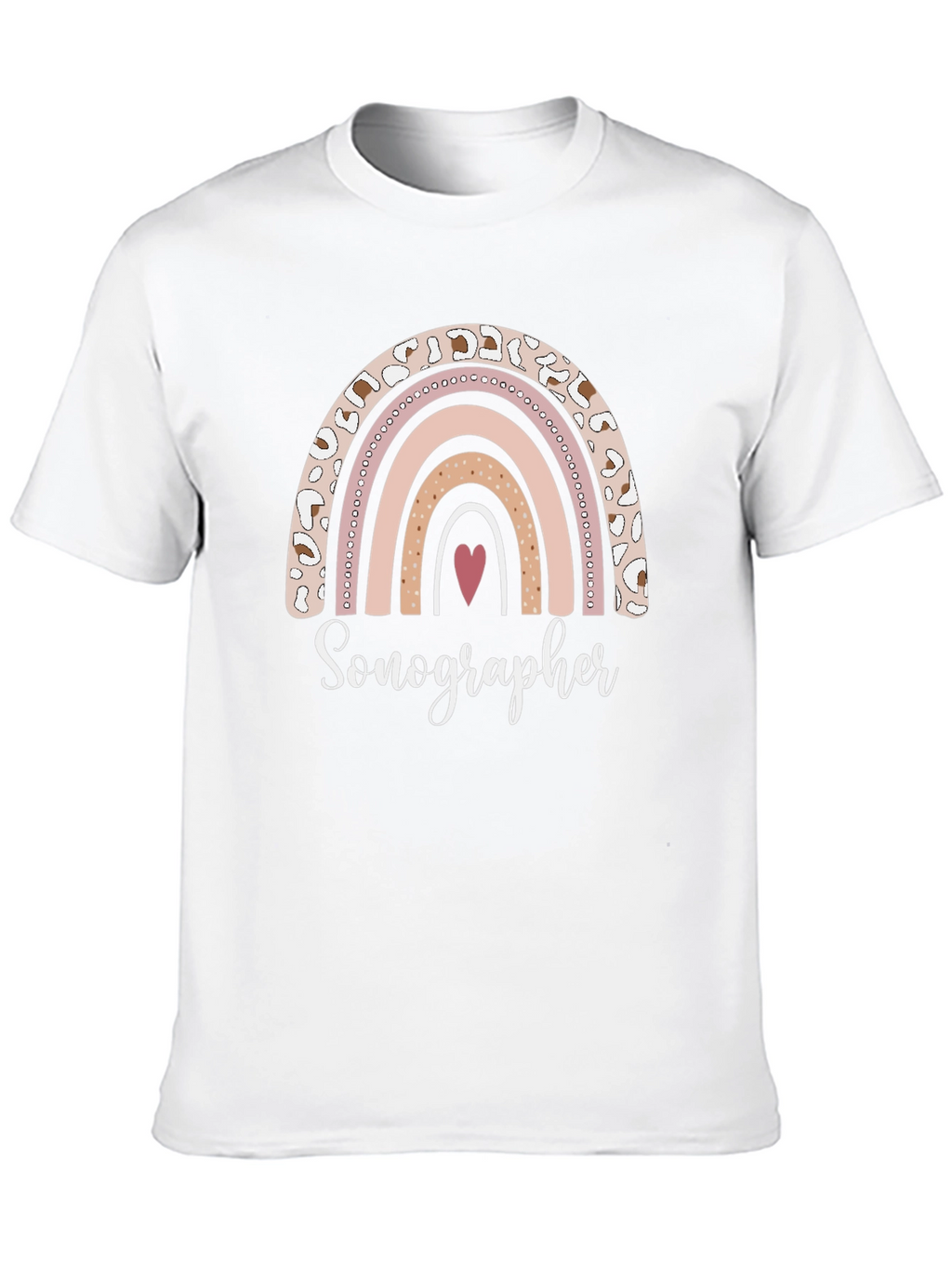 Sonographer Rainbow Graphic Tee