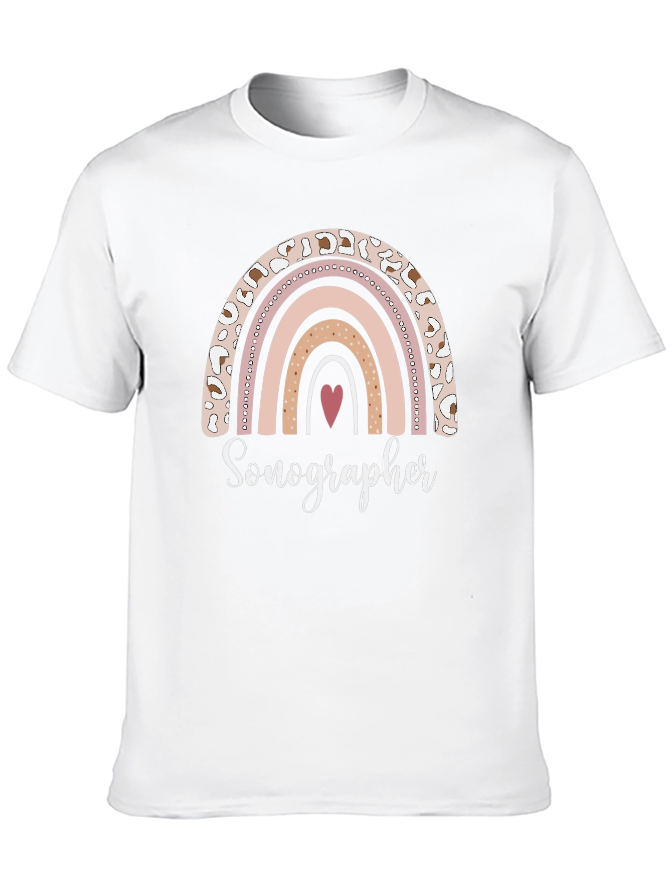 Sonographer Rainbow Graphic Tee