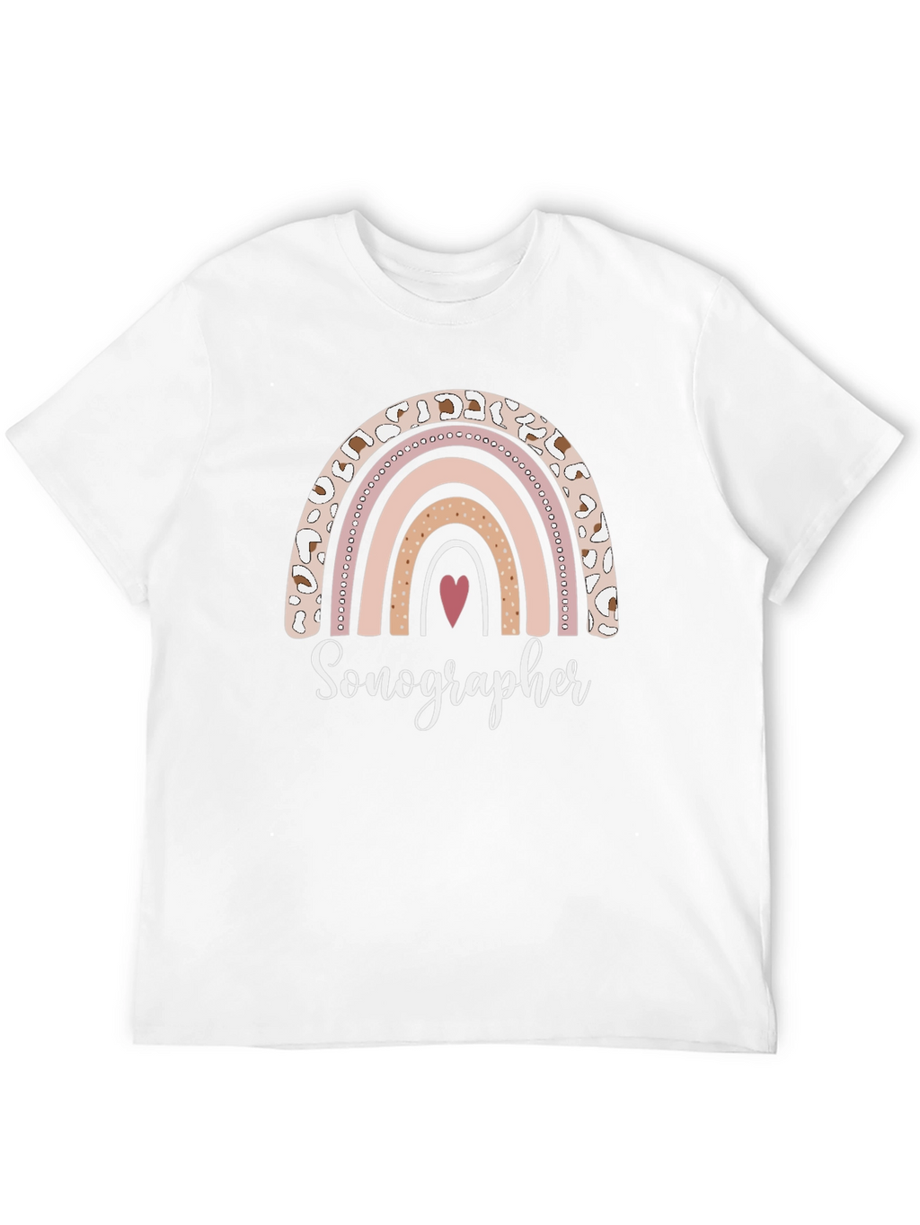 Sonographer Rainbow Graphic Tee