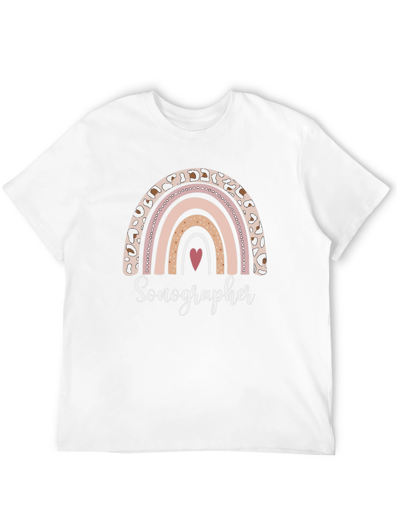 Sonographer Rainbow Graphic Tee