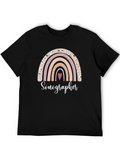 Sonographer Rainbow Graphic Tee