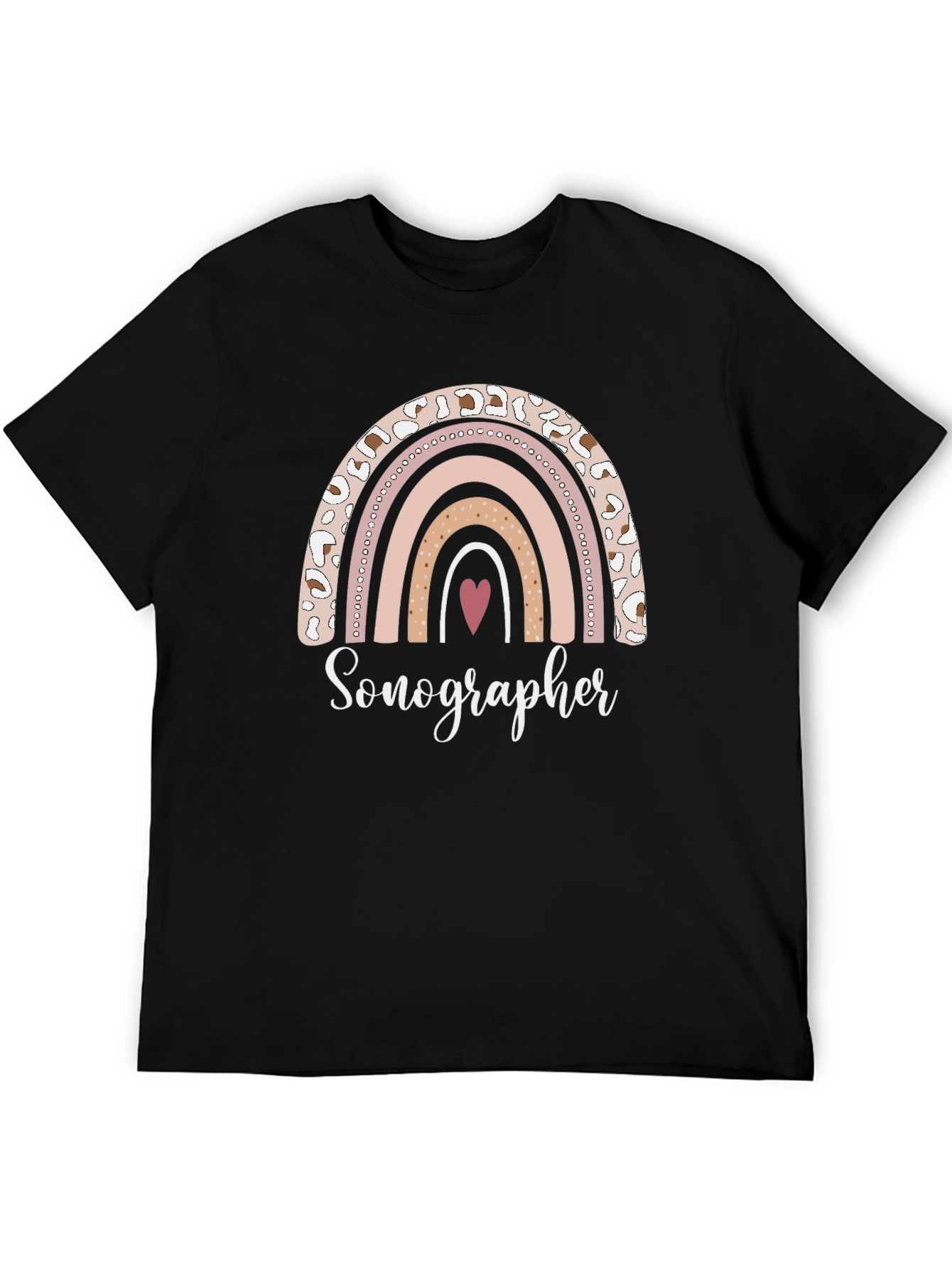 Sonographer Rainbow Graphic Tee
