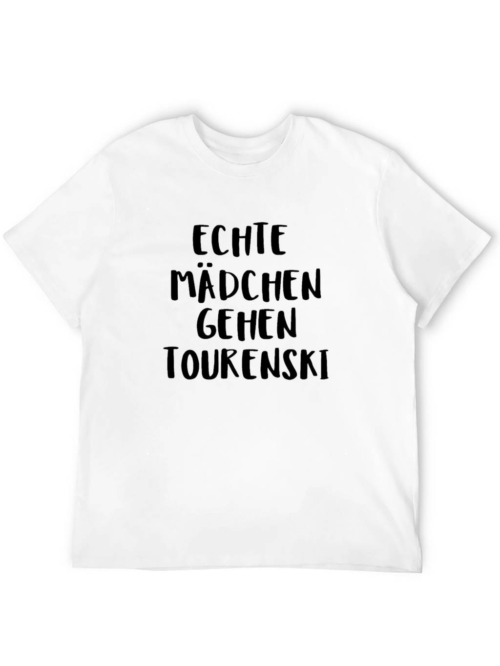 Echte Mädchen Tourenski T-Shirt - Black