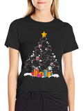 Dog Christmas Tree Graphic Tee