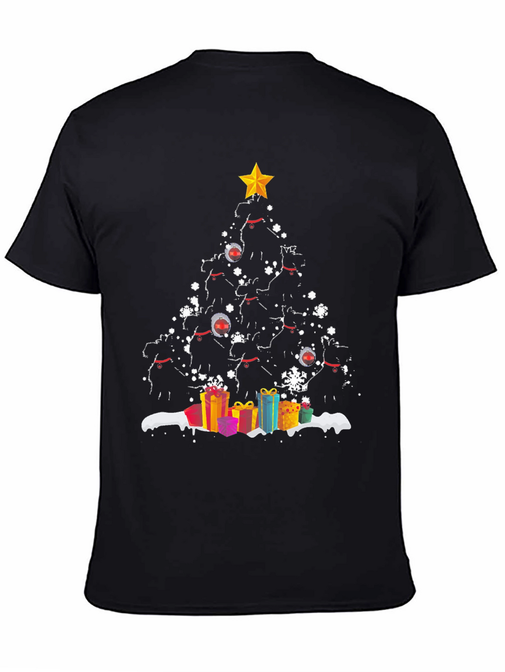 Dog Christmas Tree Graphic Tee