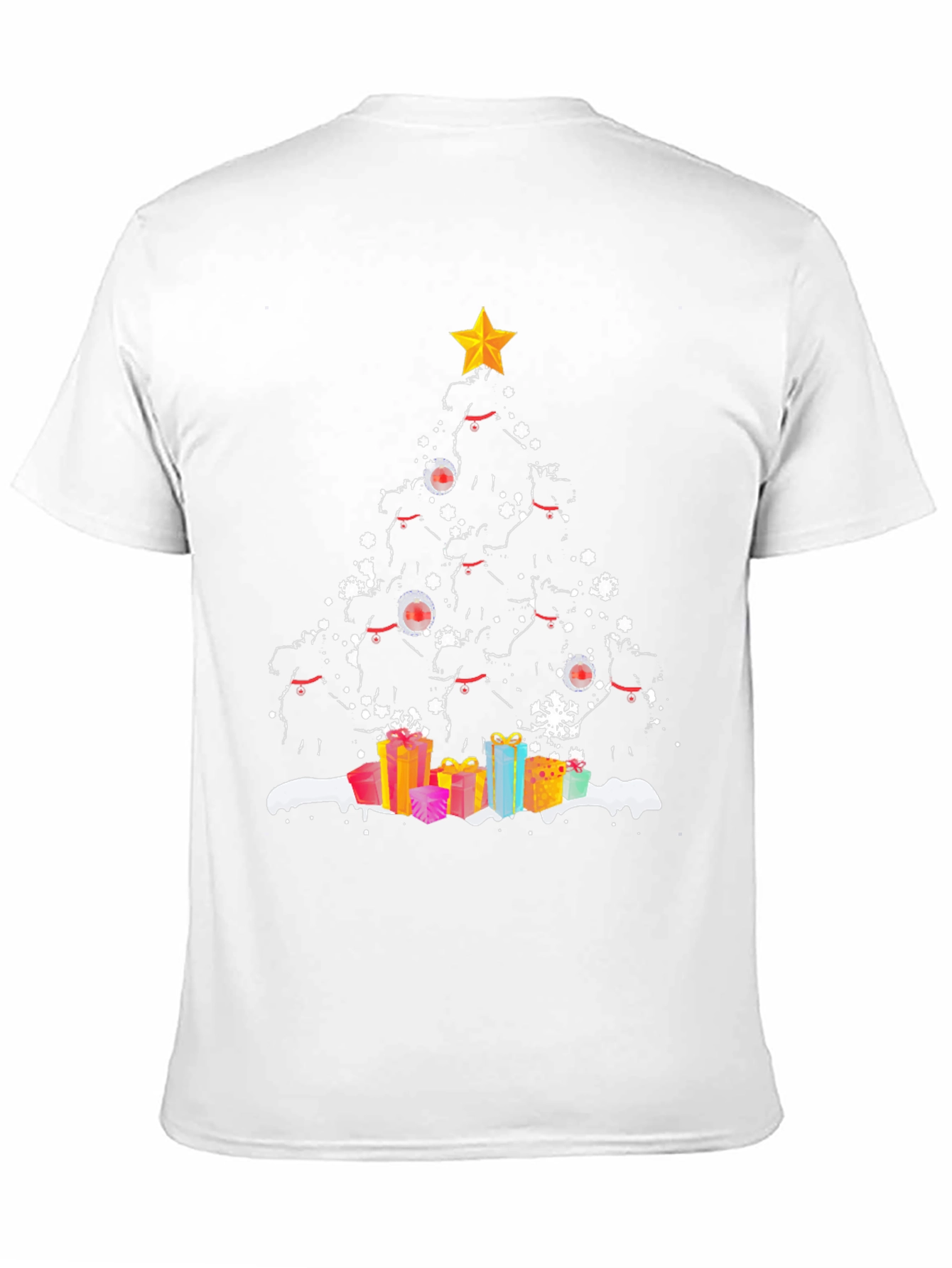 Dog Christmas Tree Graphic Tee