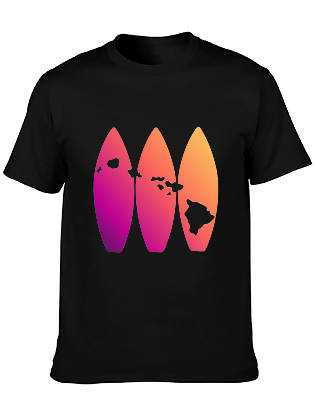 Hawaii Surfboard T-Shirt - Island Vibes