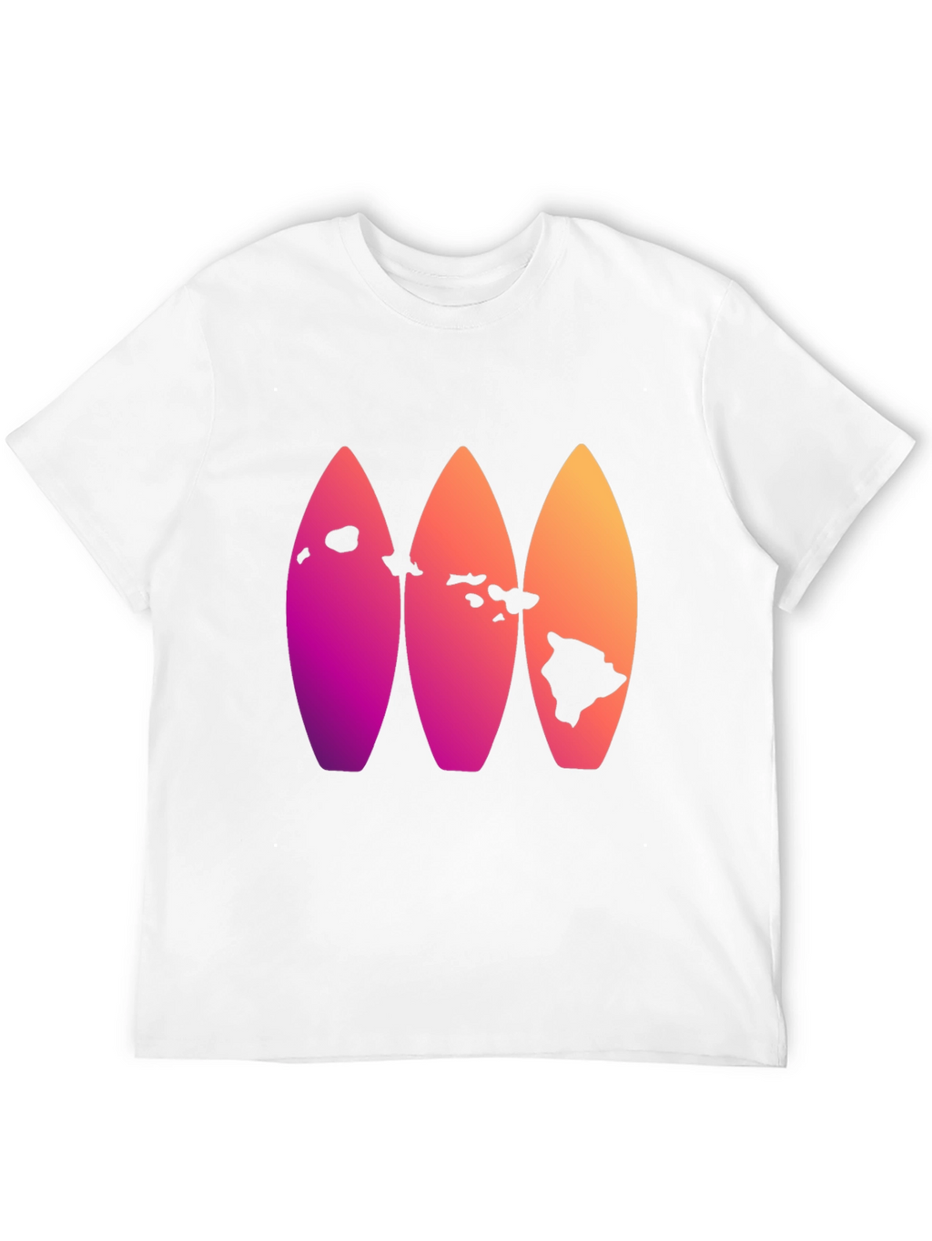 Hawaii Surfboard T-Shirt - Island Vibes