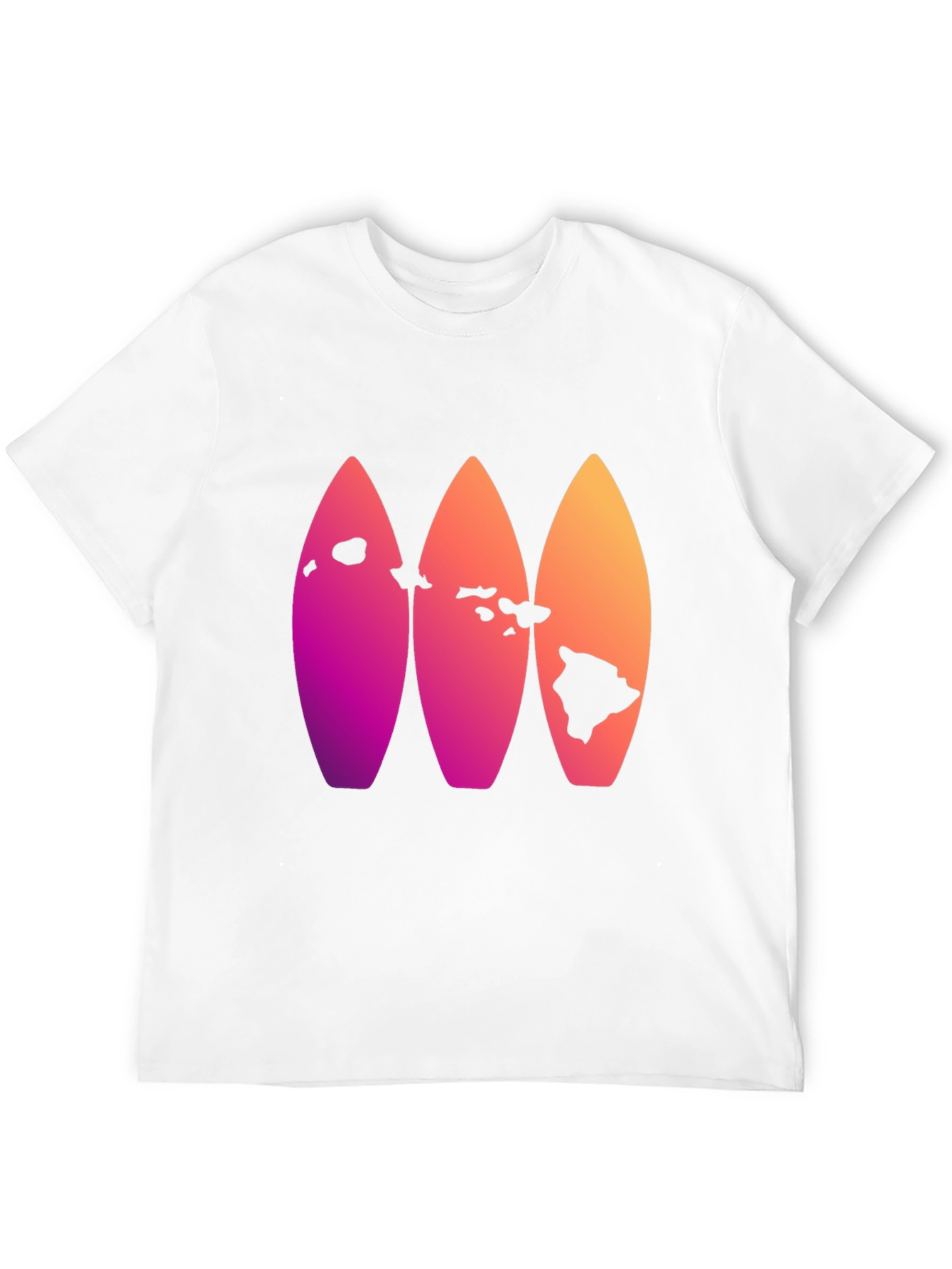 Hawaii Surfboard T-Shirt - Island Vibes