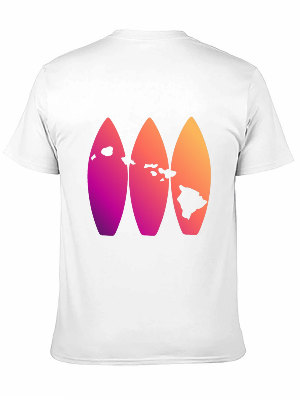 Hawaii Surfboard T-Shirt - Island Vibes