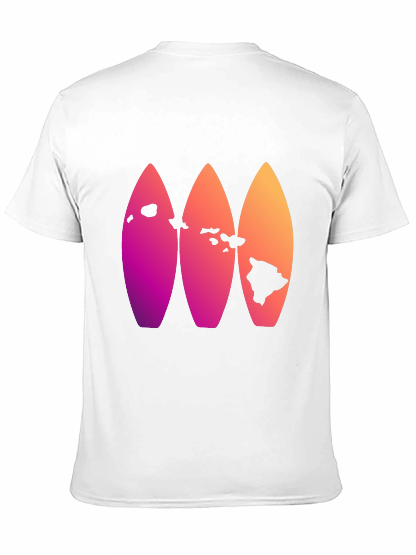 Hawaii Surfboard T-Shirt - Island Vibes