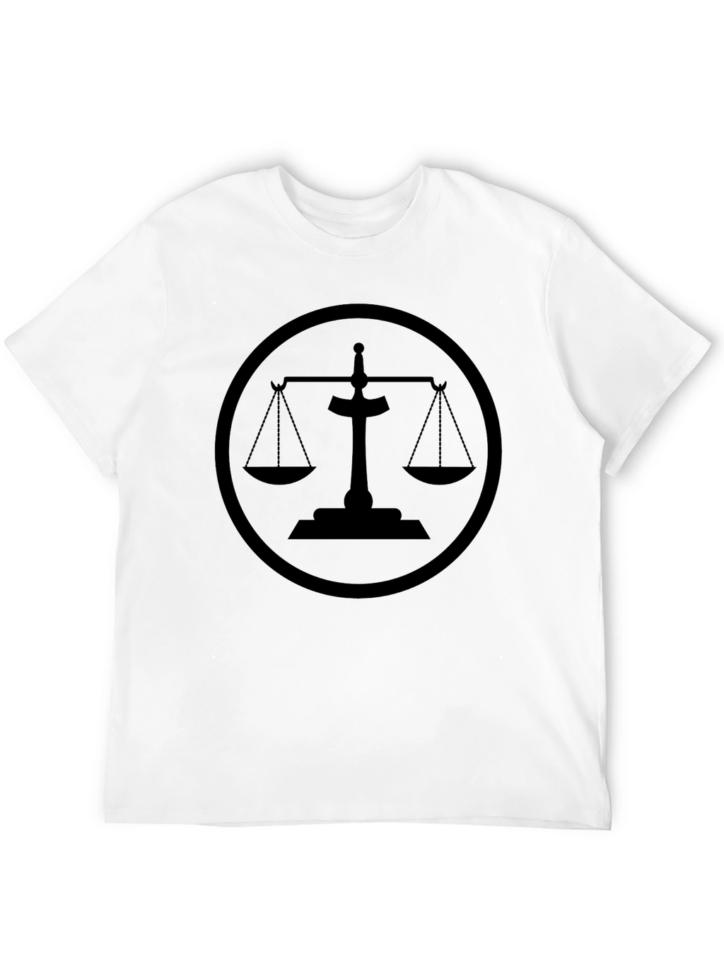 Scales of Justice T-Shirt - Classic Symbol Tee