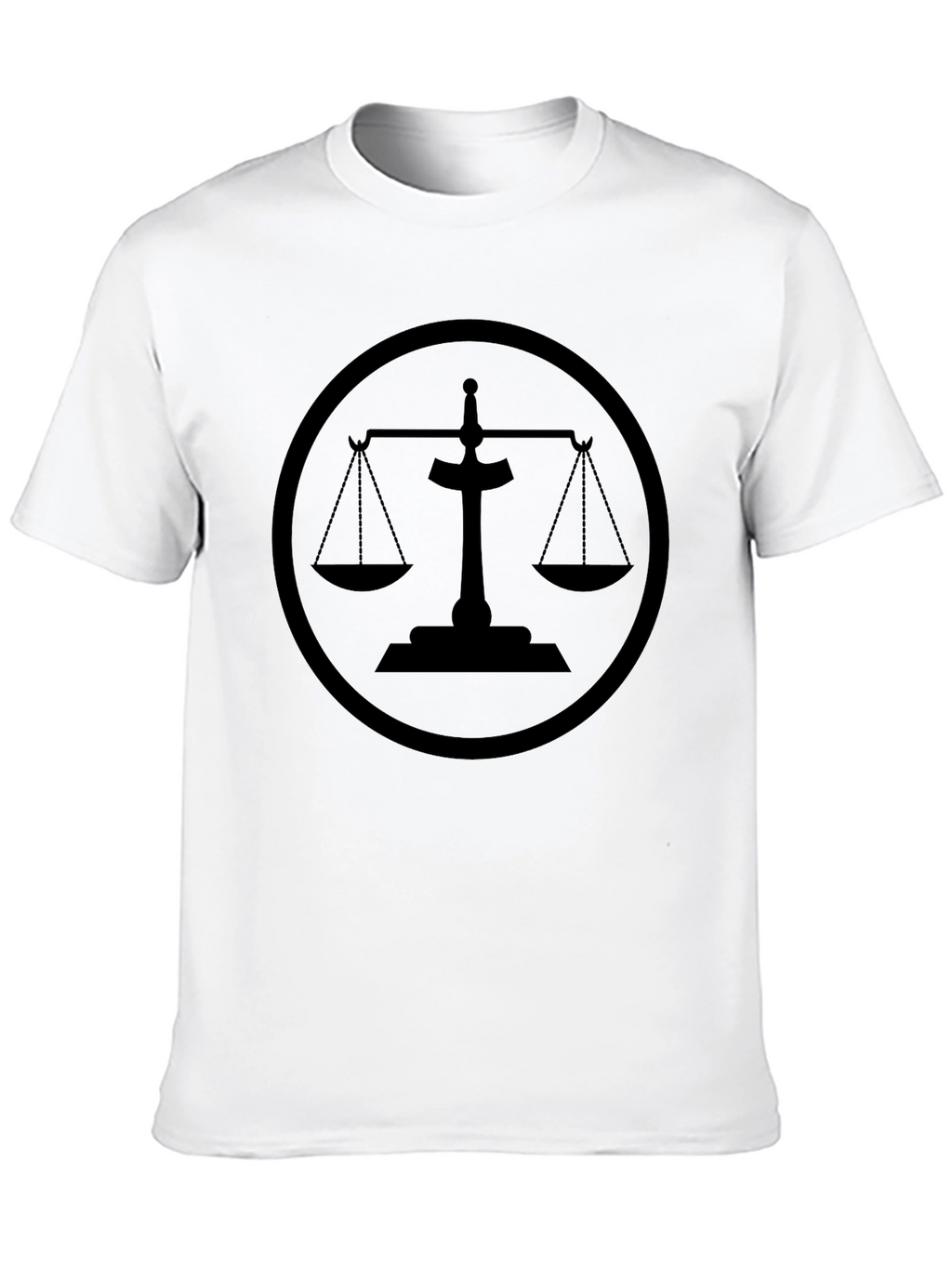 Scales of Justice T-Shirt - Classic Symbol Tee