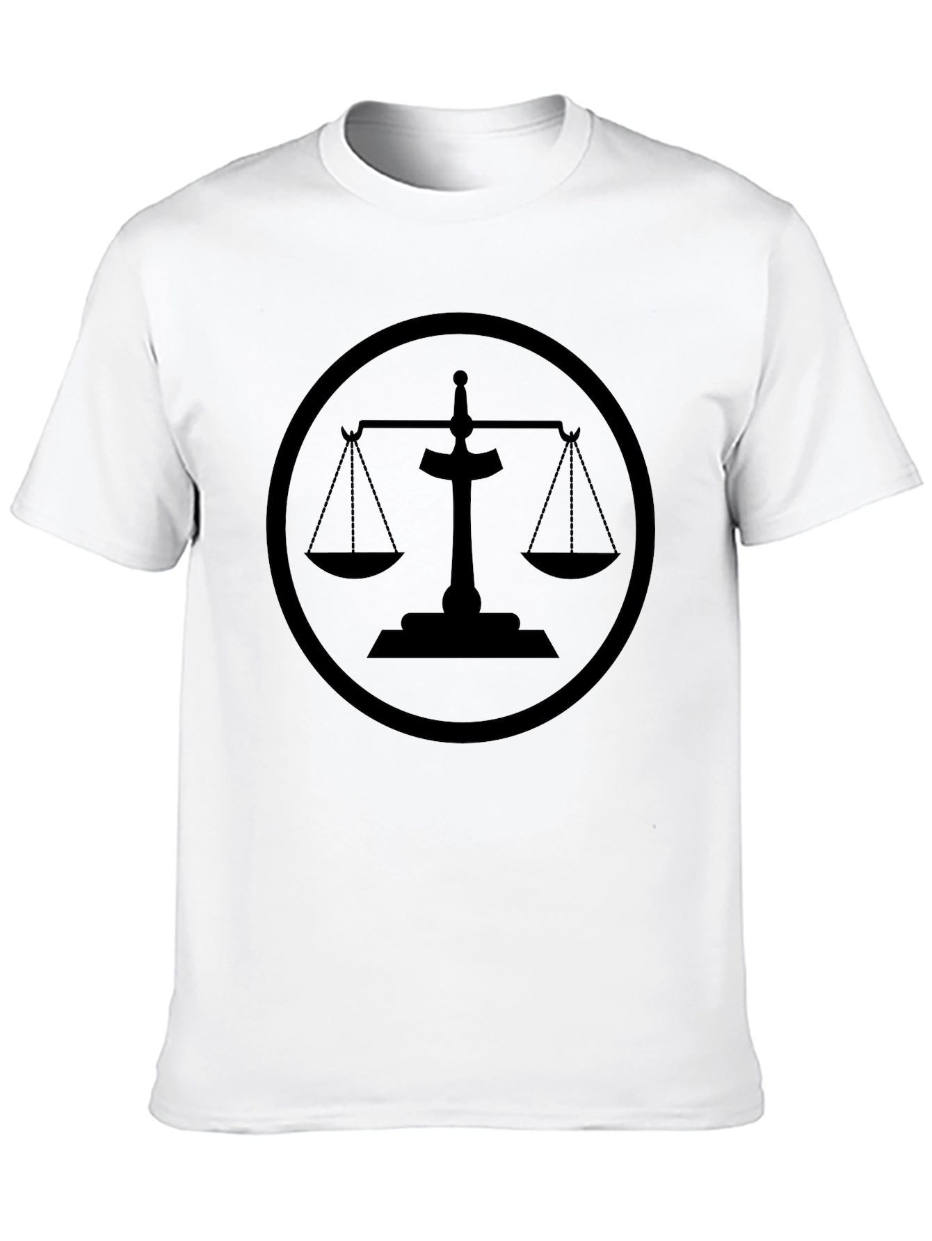 Scales of Justice T-Shirt - Classic Symbol Tee