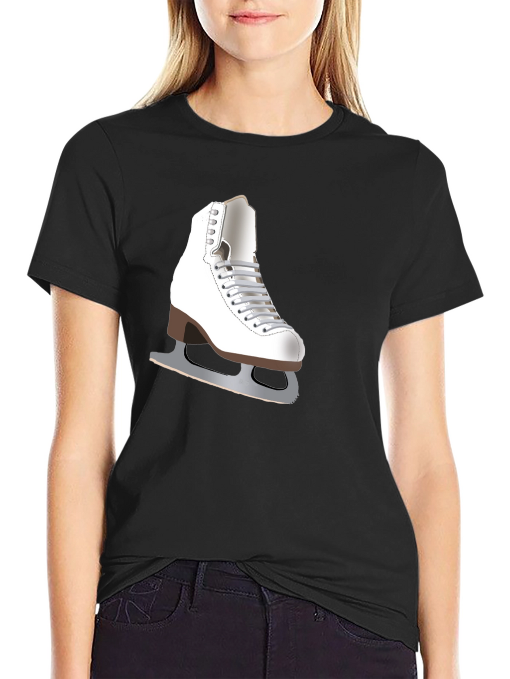 Ice Skate Graphic T-Shirt