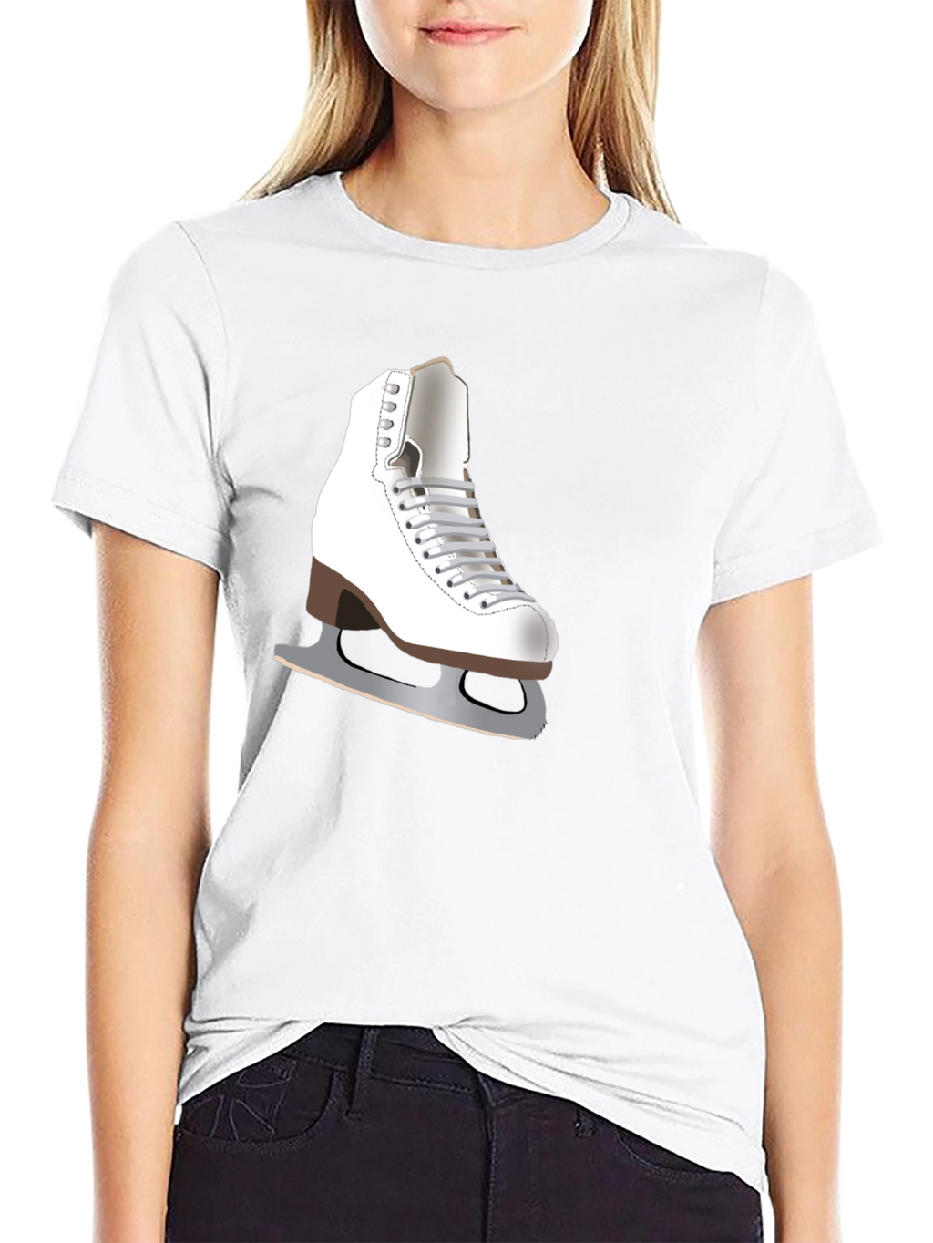 Ice Skate Graphic T-Shirt