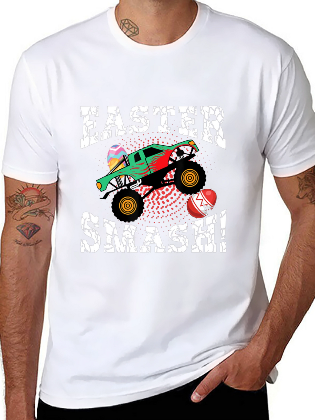 Easter Smash Truck T-Shirt - Holiday Fun