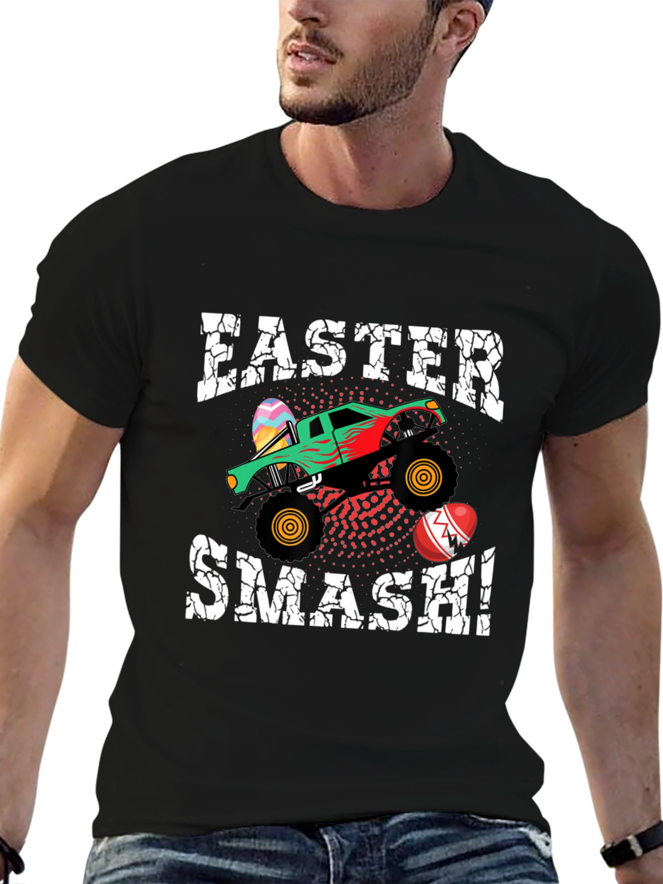 Easter Smash Truck T-Shirt - Holiday Fun