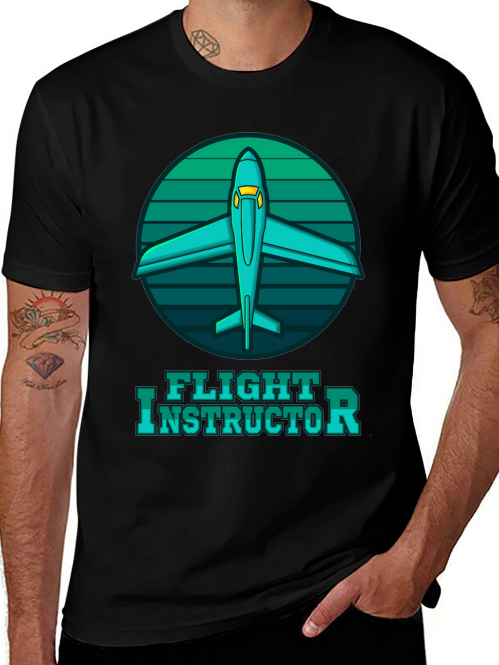Flight Instructor Graphic Tee - Aviation Apparel