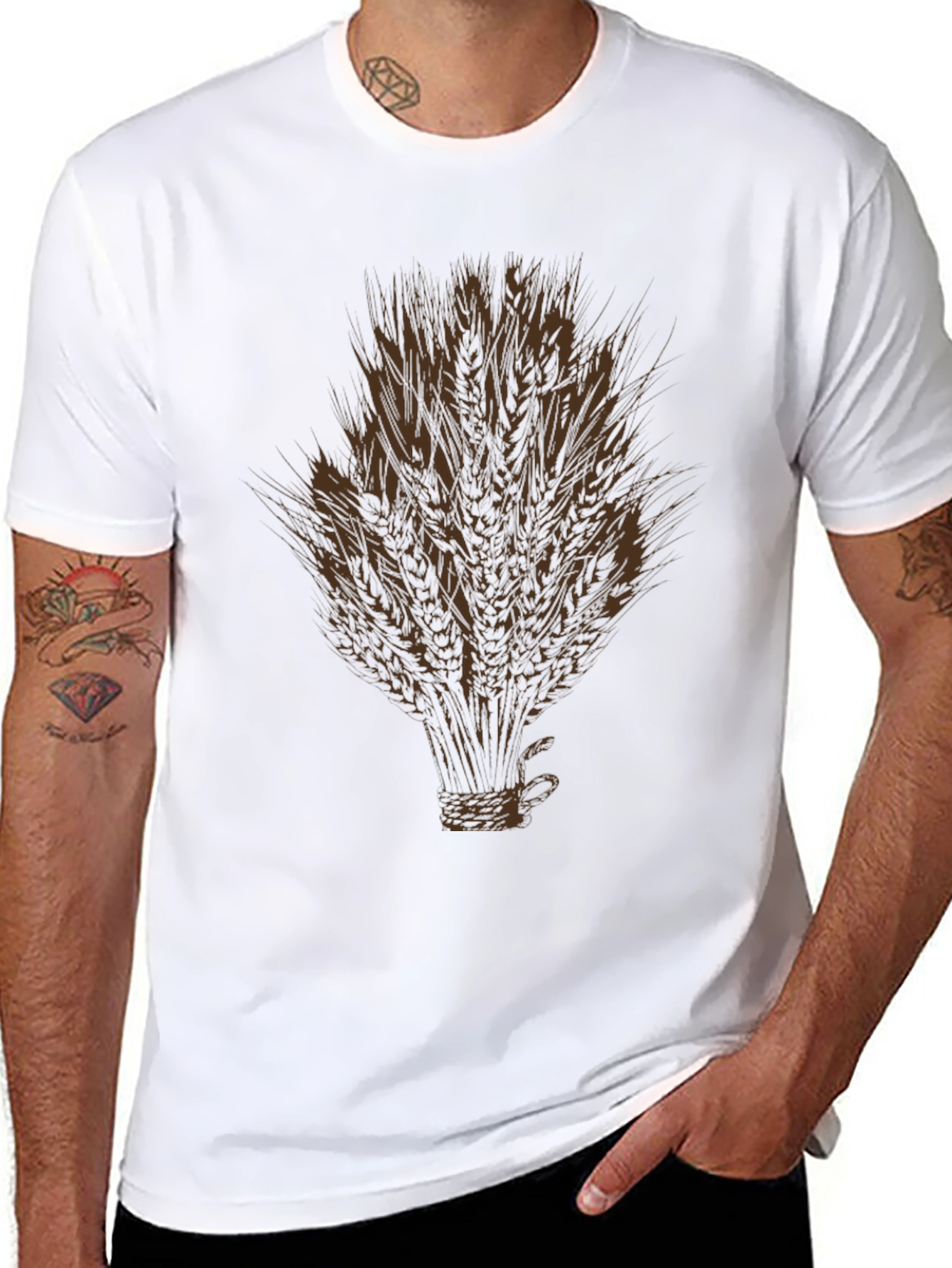 Wheat Stalk Graphic Tee - Unisex