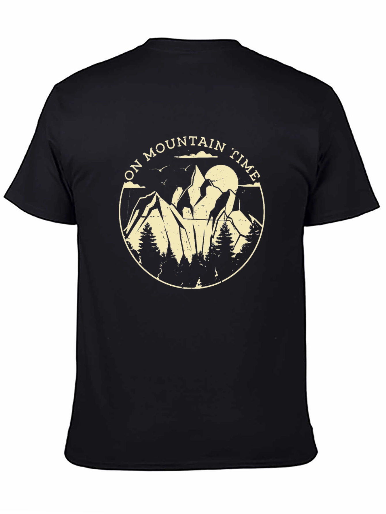 On Mountain Time Graphic Tee - Adventure Awaits