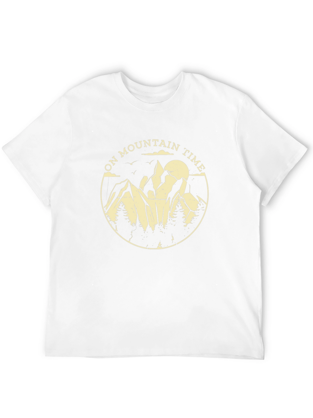 On Mountain Time Graphic Tee - Adventure Awaits