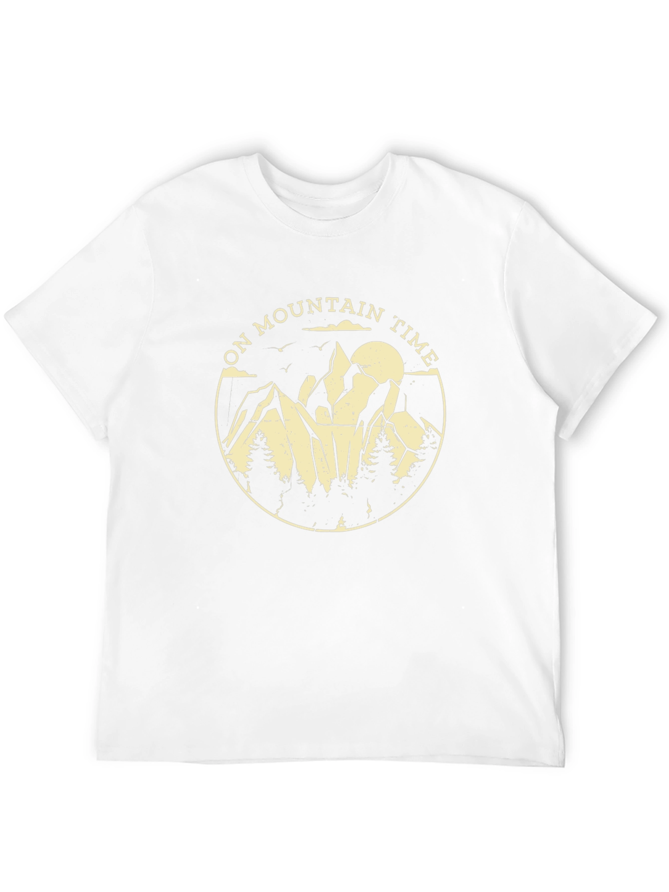 On Mountain Time Graphic Tee - Adventure Awaits