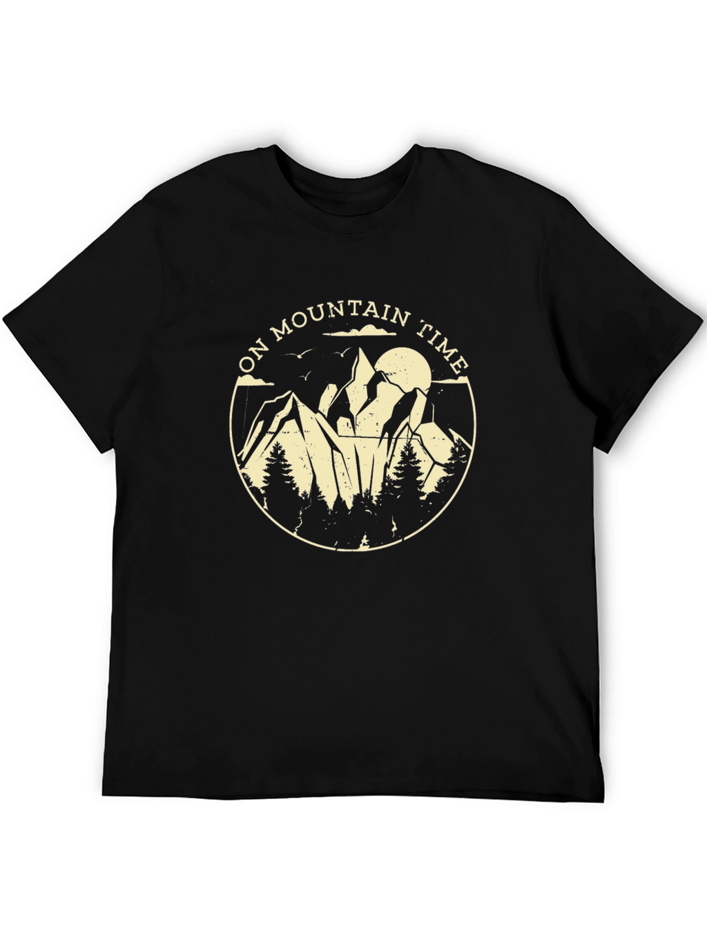 On Mountain Time Graphic Tee - Adventure Awaits