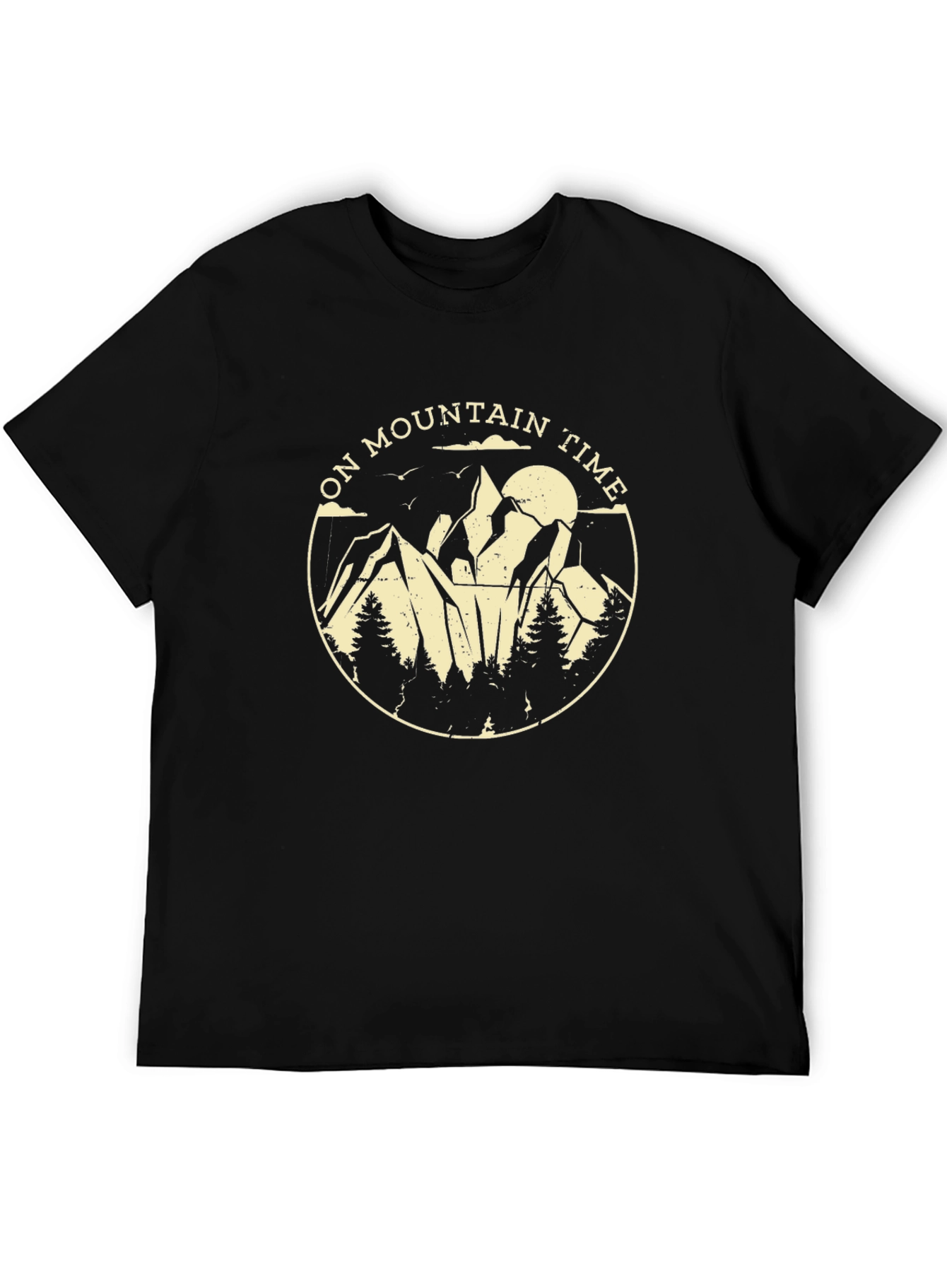 On Mountain Time Graphic Tee - Adventure Awaits