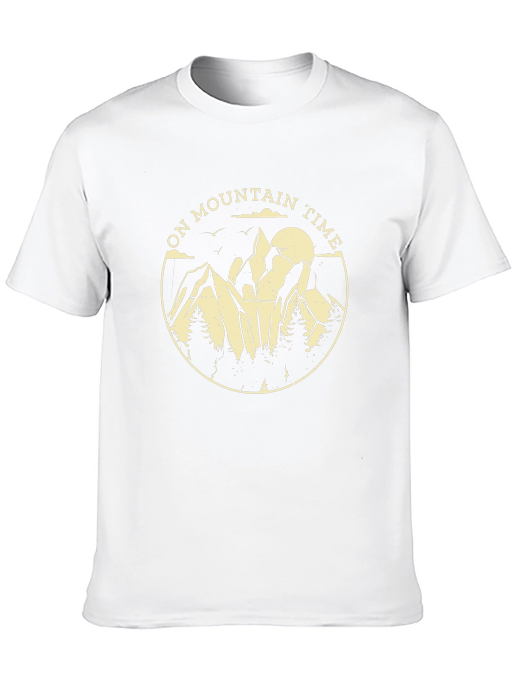 On Mountain Time Graphic Tee - Adventure Awaits