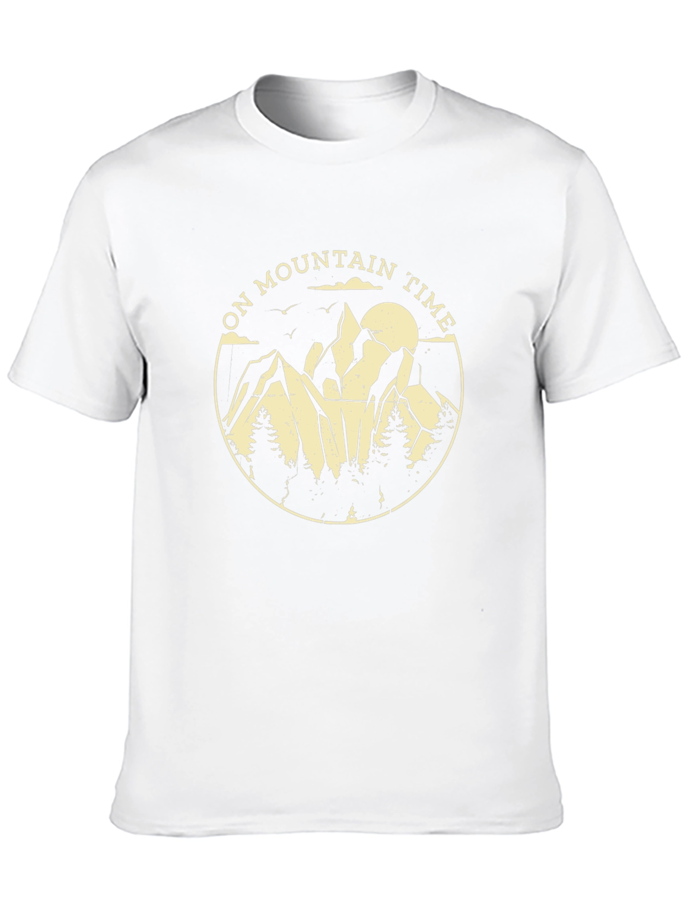 On Mountain Time Graphic Tee - Adventure Awaits