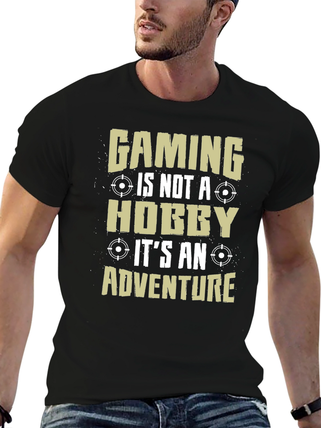 Gaming Adventure Black T-Shirt