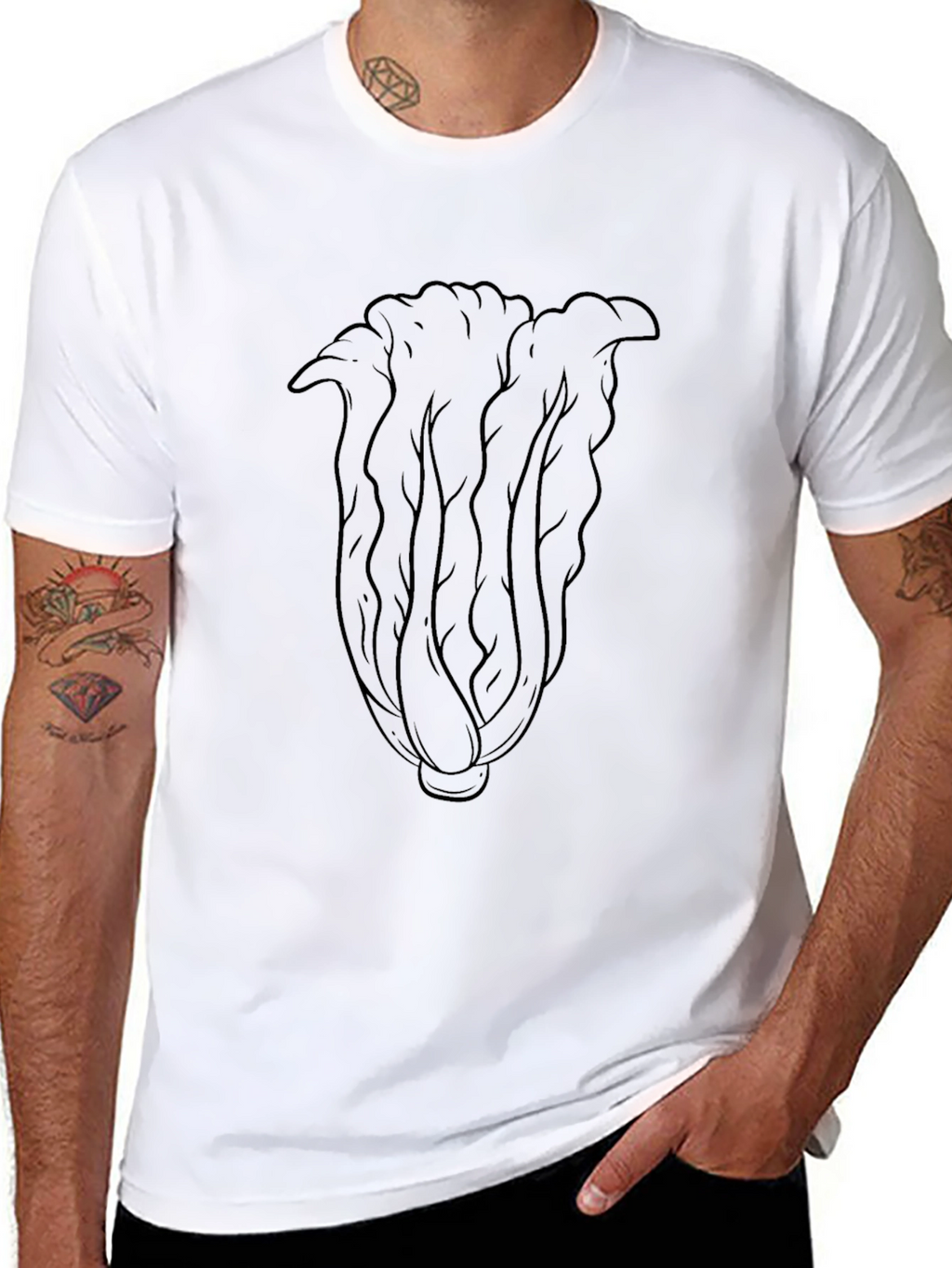 Lettuce Graphic Black T-Shirt