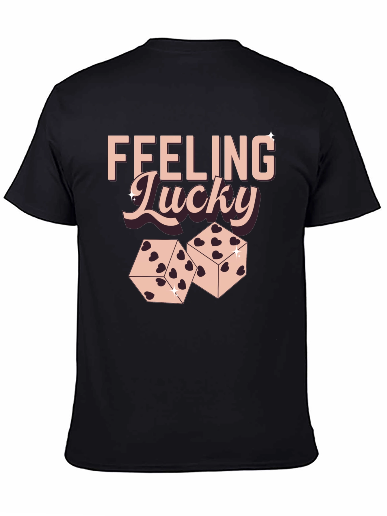 Feeling Lucky Dice Graphic T-Shirt