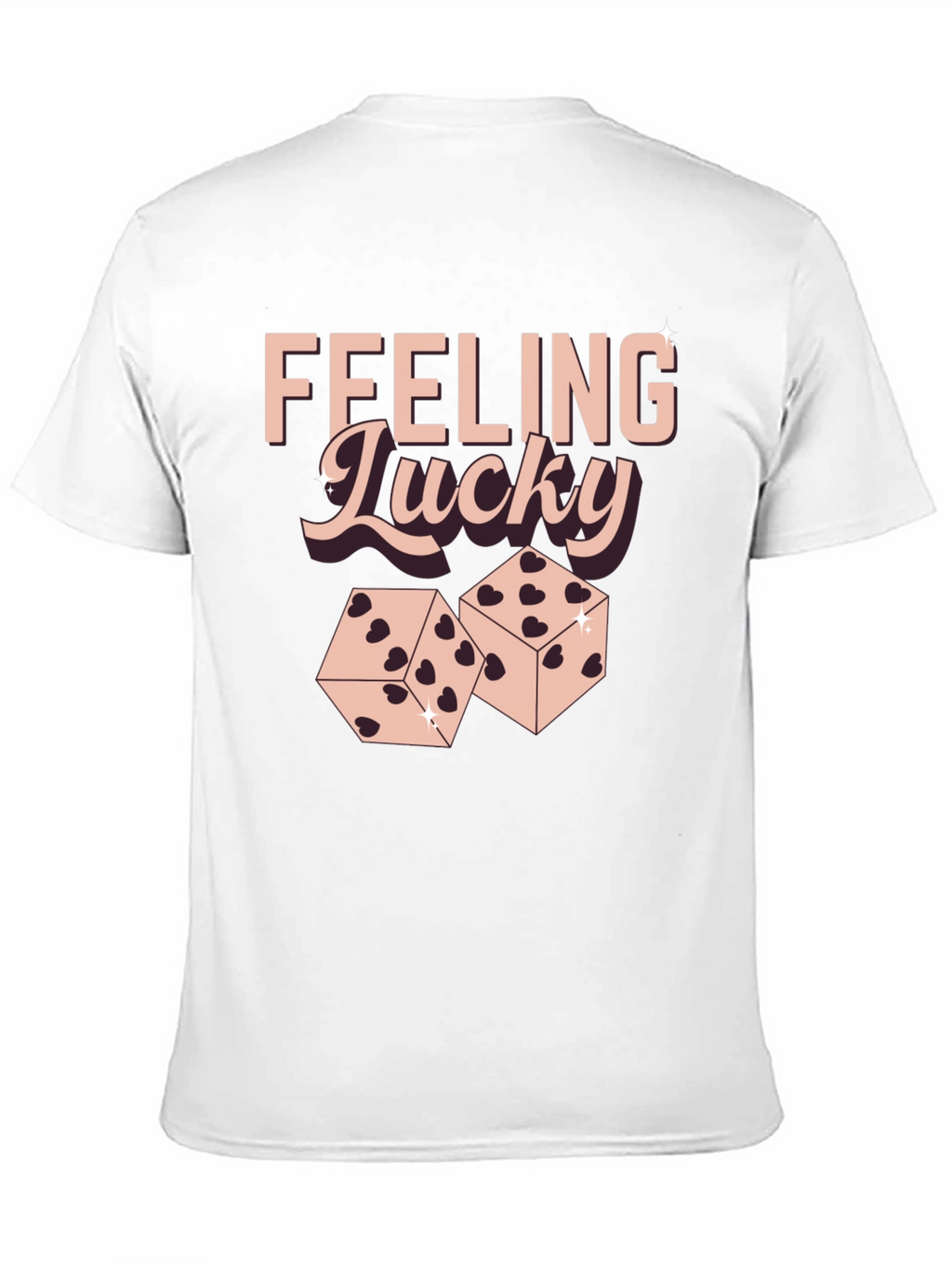 Feeling Lucky Dice Graphic T-Shirt