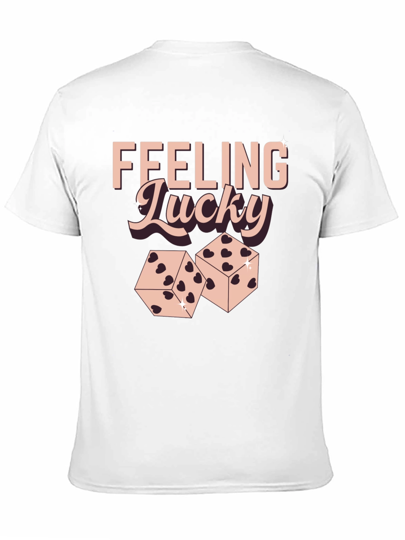 Feeling Lucky Dice Graphic T-Shirt