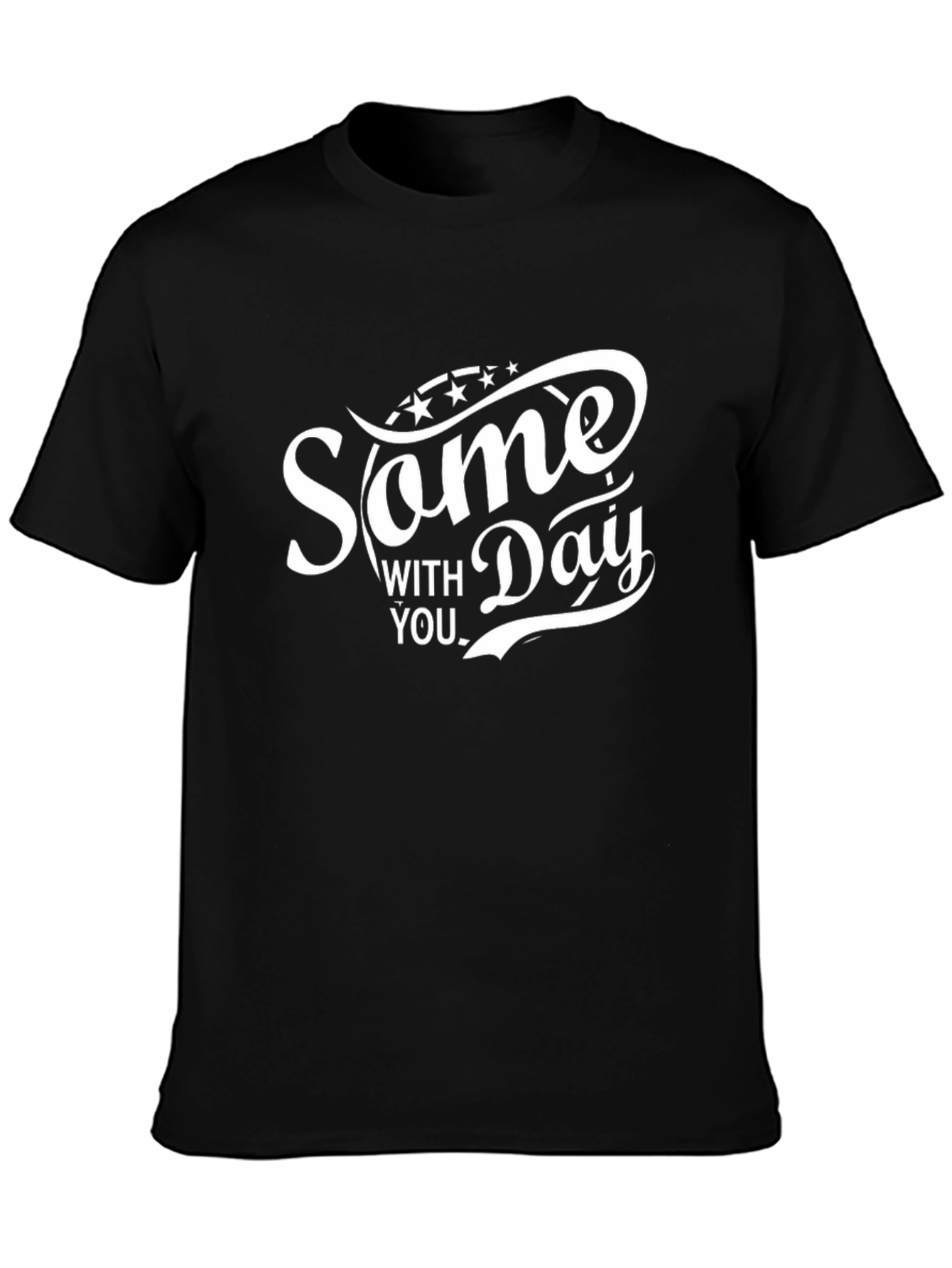 Some Day With You Graphic Tee - Black