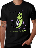Funny Fishing Cartoon Graphic T-Shirt