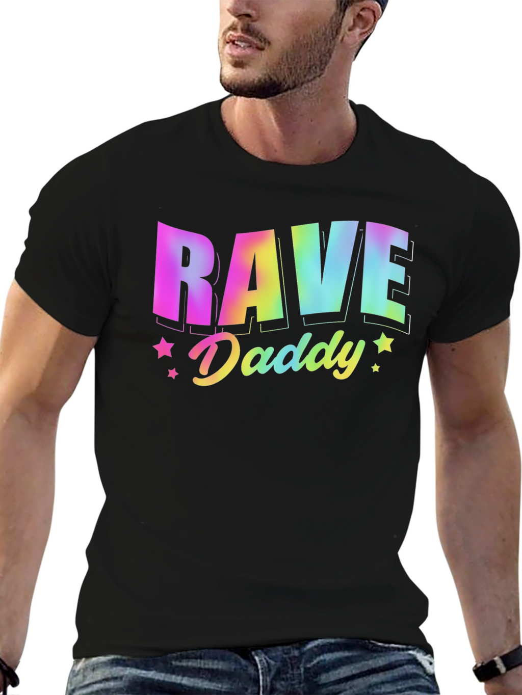 Rave Daddy Graphic Tee - Music Festival Shirt